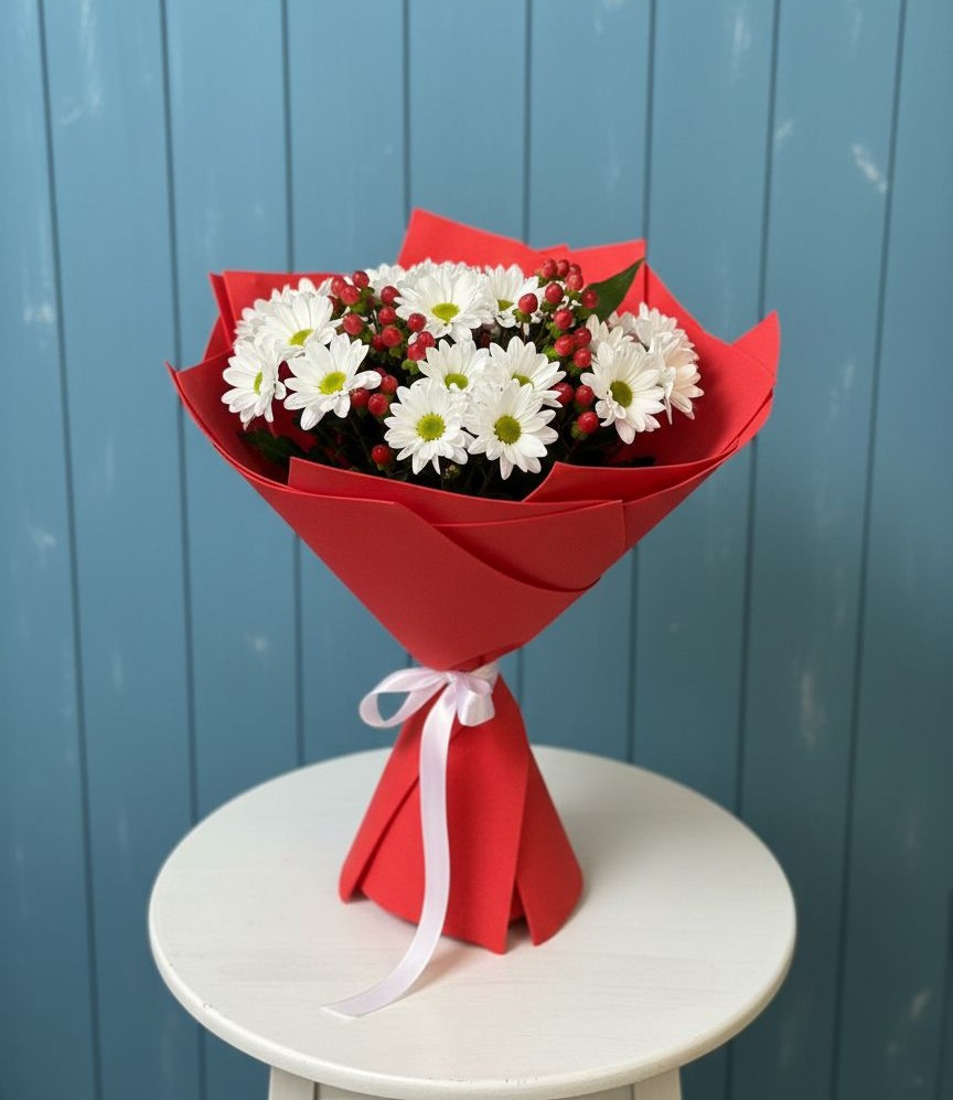 Букет цветов из: Хризантемы в Усть-Куте