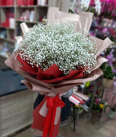 Букет цветов из: Гипсофила в Усть-Куте