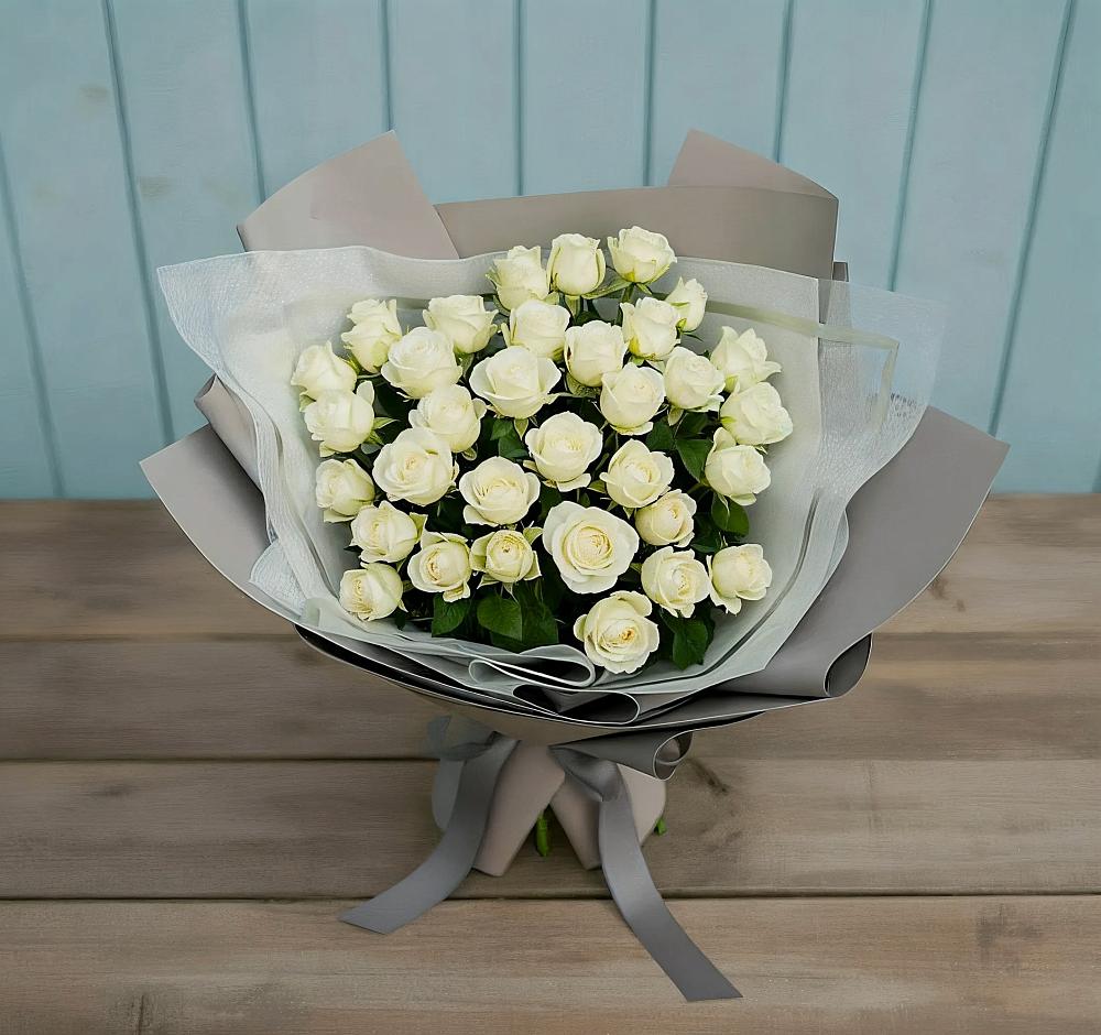 Букет Белоснежная нежность в Усть-Куте