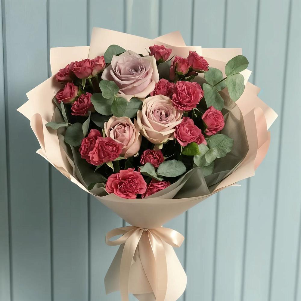 Букет цветов из: Гвоздики и Розы в Усть-Куте