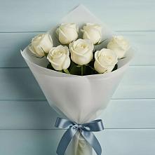 Букет 7 Белых роз Эдлесс Лав #REPLACE_PRED# Усть-Куте