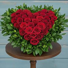 Цветочная композиция из Розы в виде сердца #REPLACE_PRED# Усть-Куте