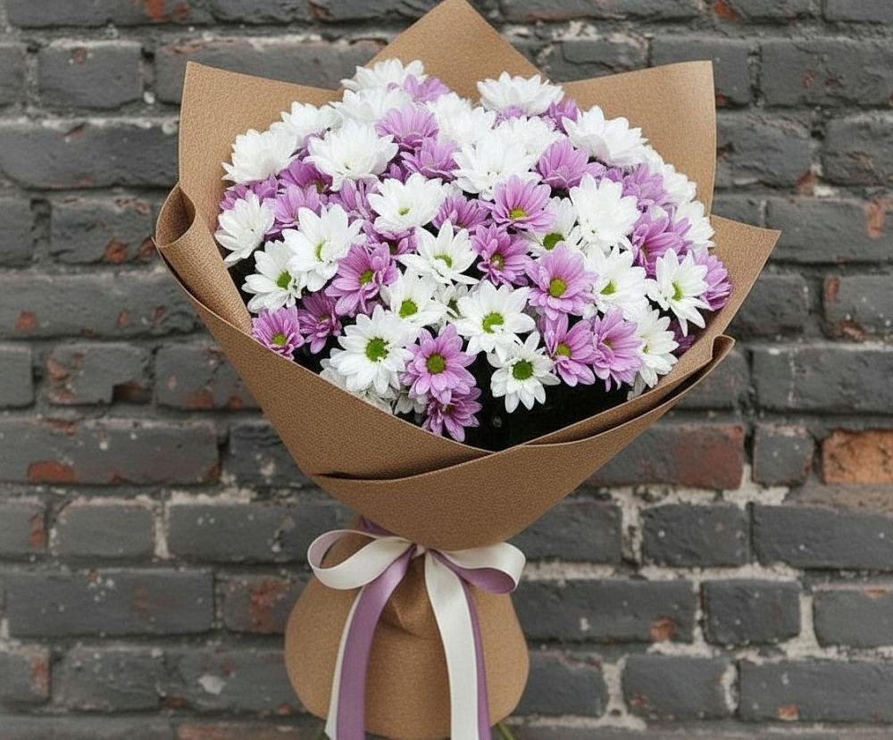 Букет цветов из: Хризантемы в Усть-Куте