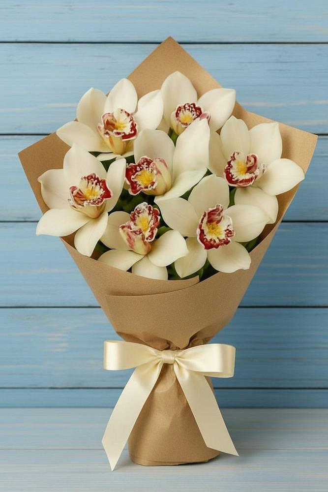 Букет цветов из: Орхидеи и Розы в Усть-Куте